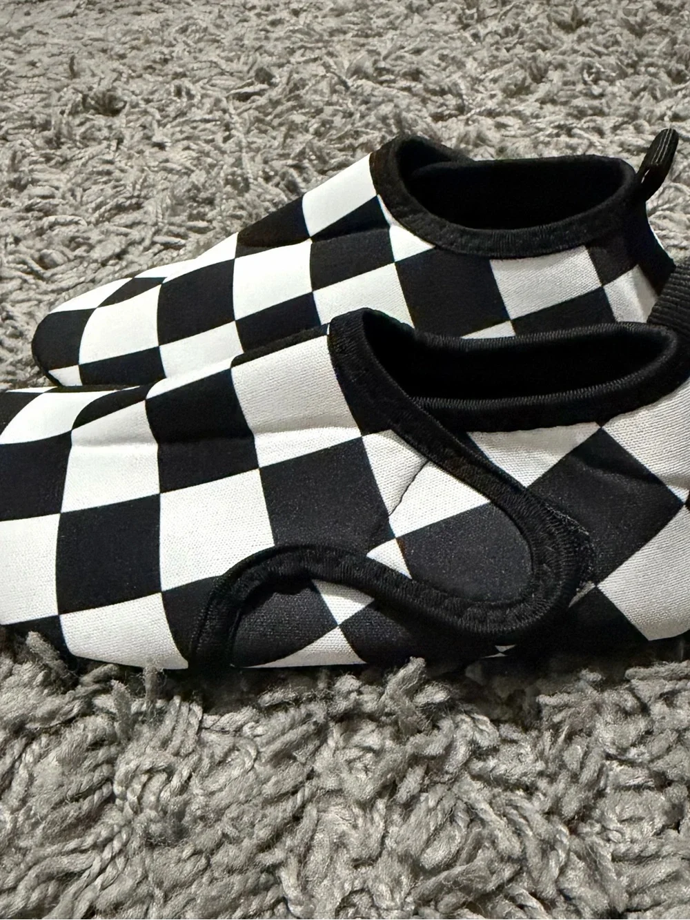 Rebel Bro- *Never Worn* Kids Black and White Slip-On Water Shoes XL 11-12C